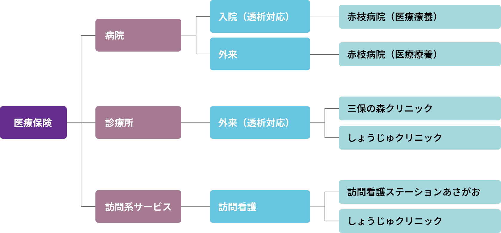 赤枝グループ　医療サービスのご案内