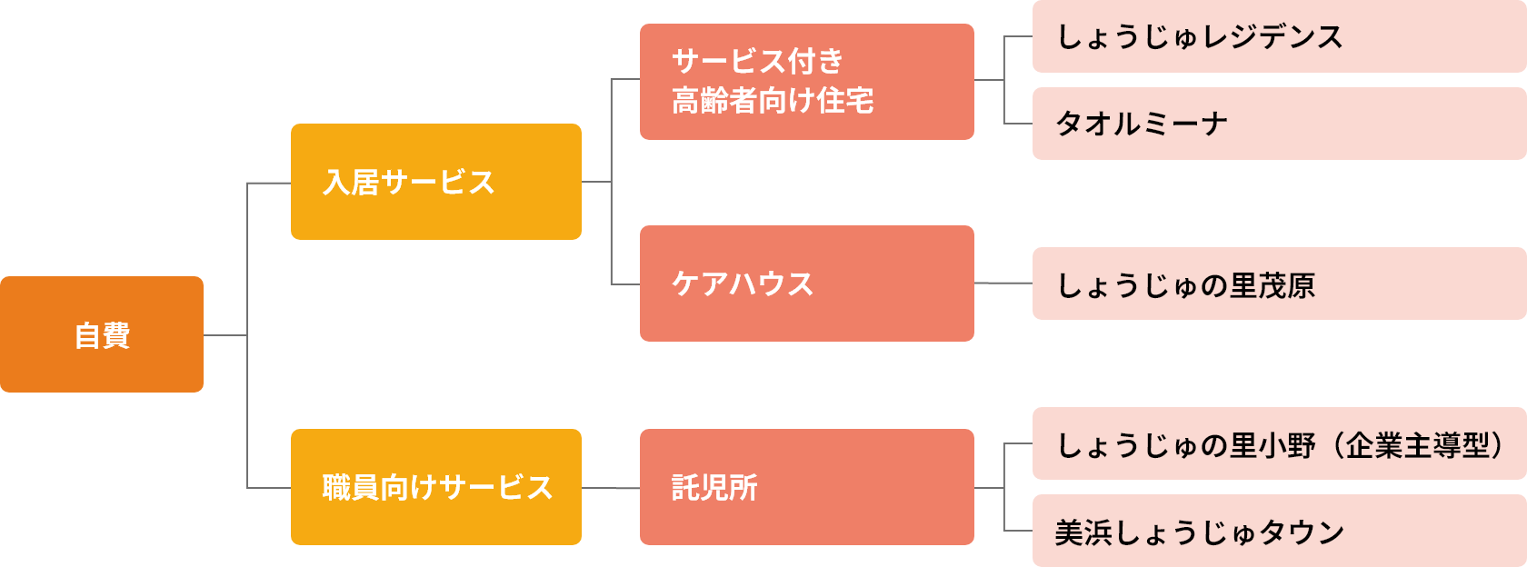 赤枝グループ　介護保険適用外の入所サービス